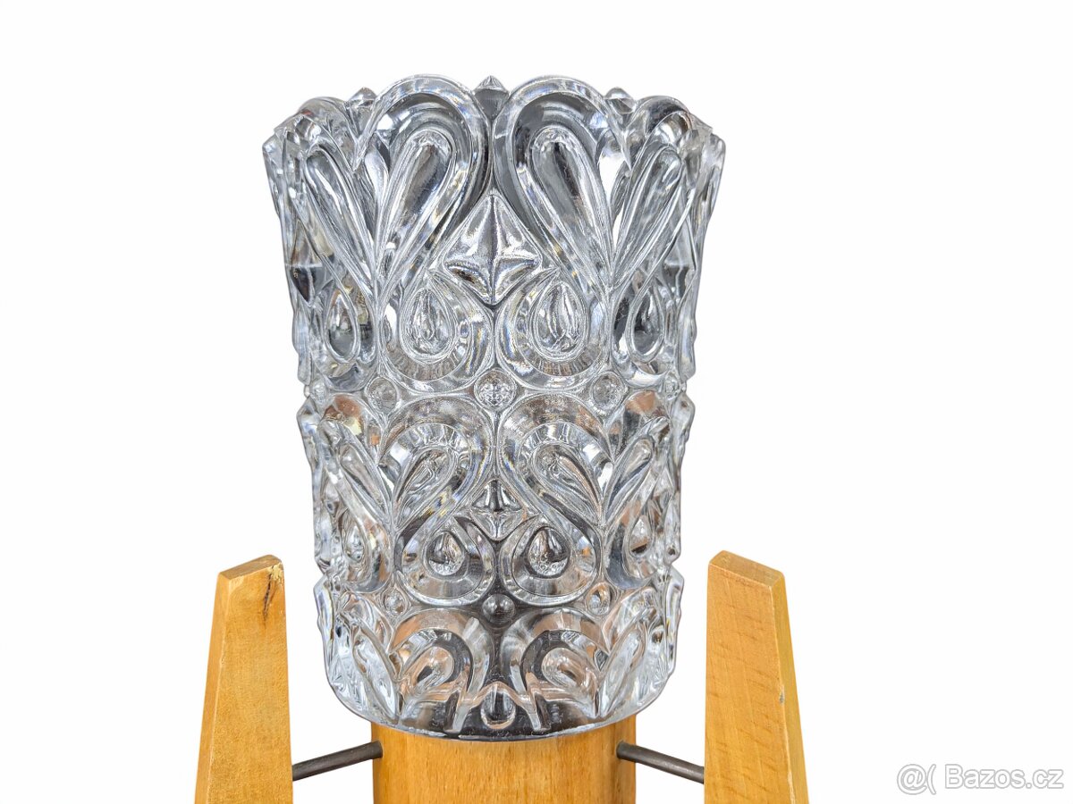 Retro lampička Dřevo Humpolec - 9