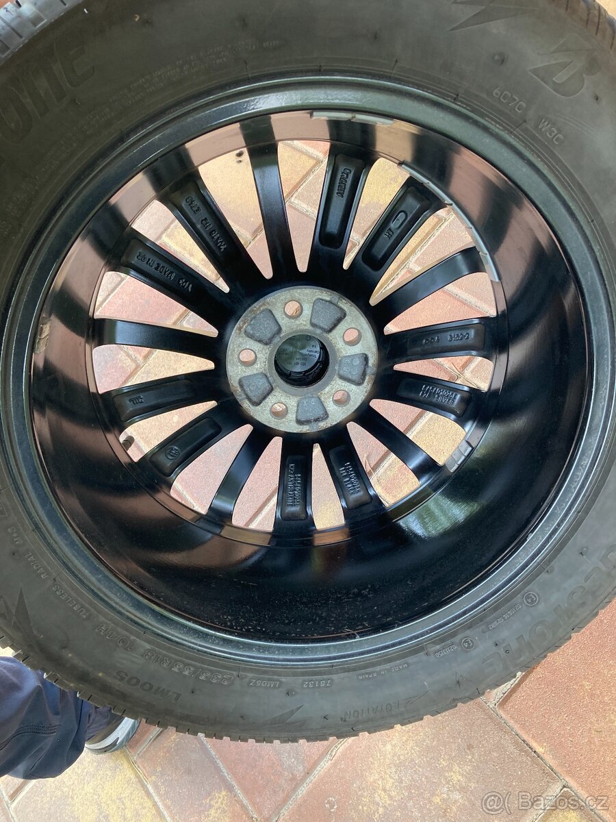 ALU Kola ŠKODA R18 TRINITY Black + Zimní Pneu 235/55/R18 - 9