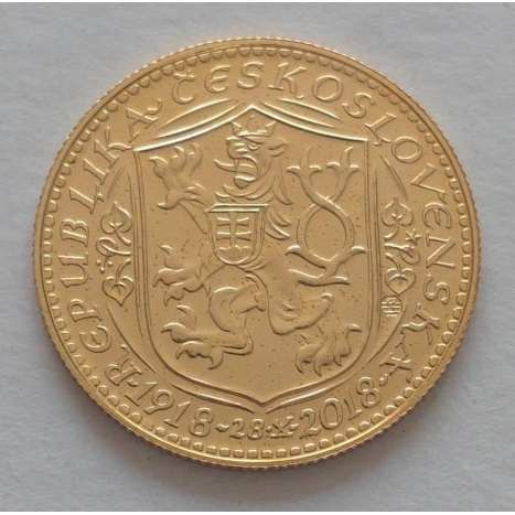 ZLATÝ ČÍSLOVANÝ JUBILEJNÍ SVATOVÁCLAVSKÝ DUKÁT 2018 - 500 ks - 9