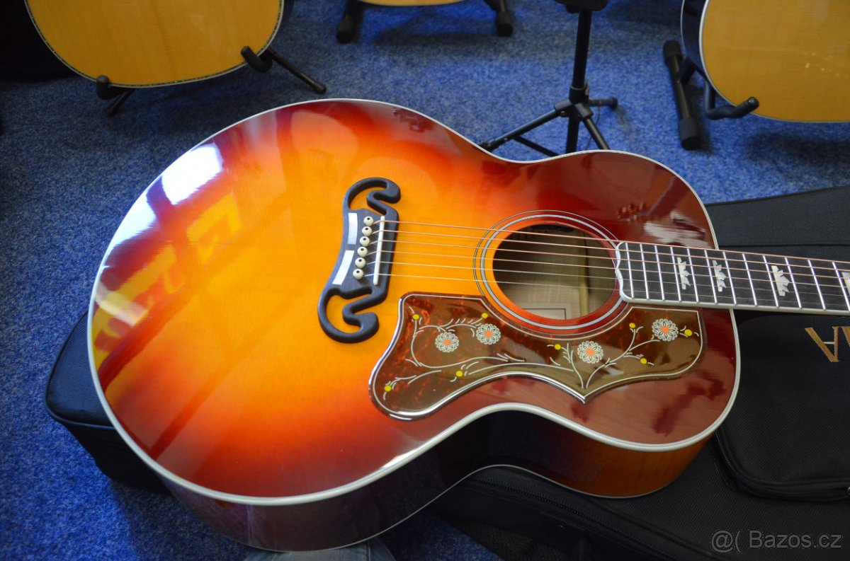 KYTARA CELOMASIVNÍ 6 STRUNNÁ Sigma Guitars SGJA-SG200 PPP - 9