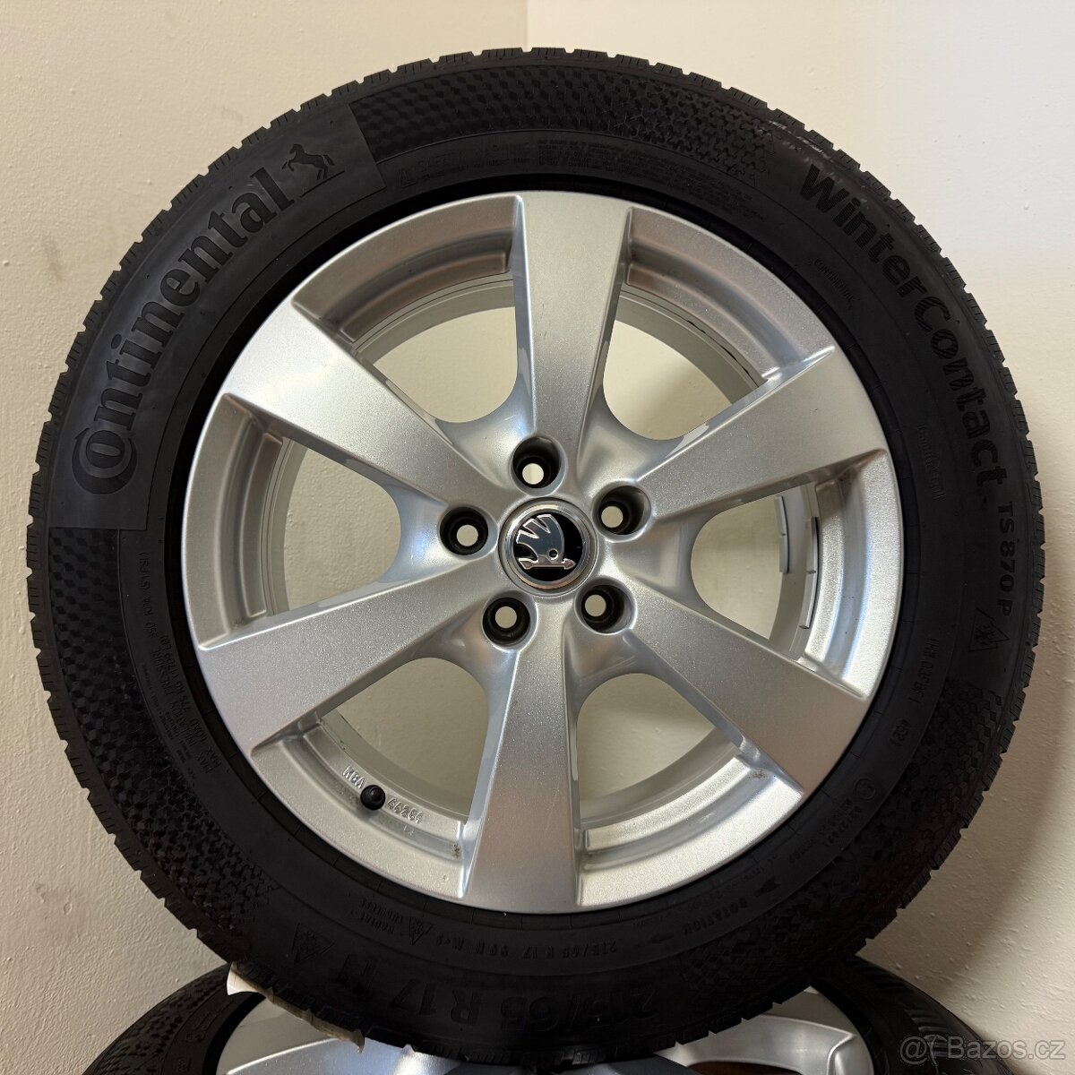 ŠKODA KODIAQ 5x112 R17 ET29+ZIMNÍ 215/65R17 7/5mm - 9