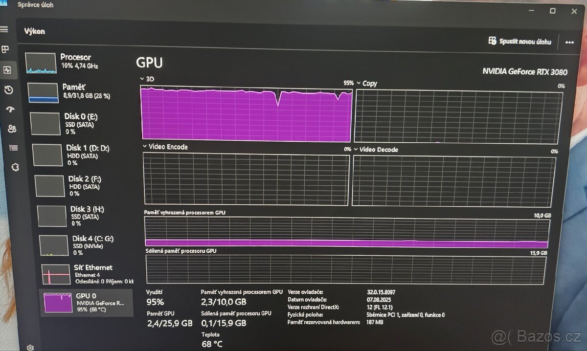 Gainward Nvidia RTX 3080 10gb - 9