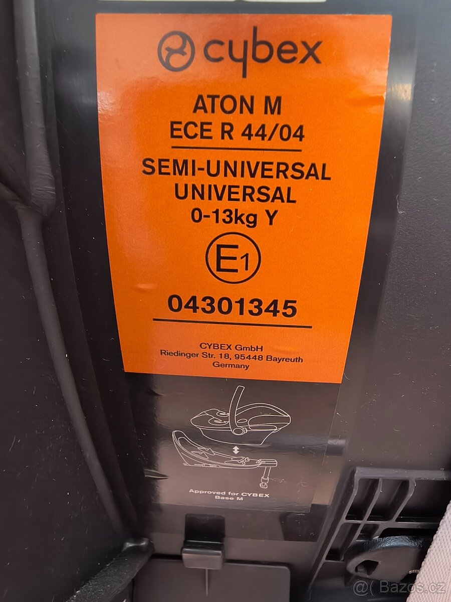 Autosedačka Cybex Aton M + Cybex Base M - 9