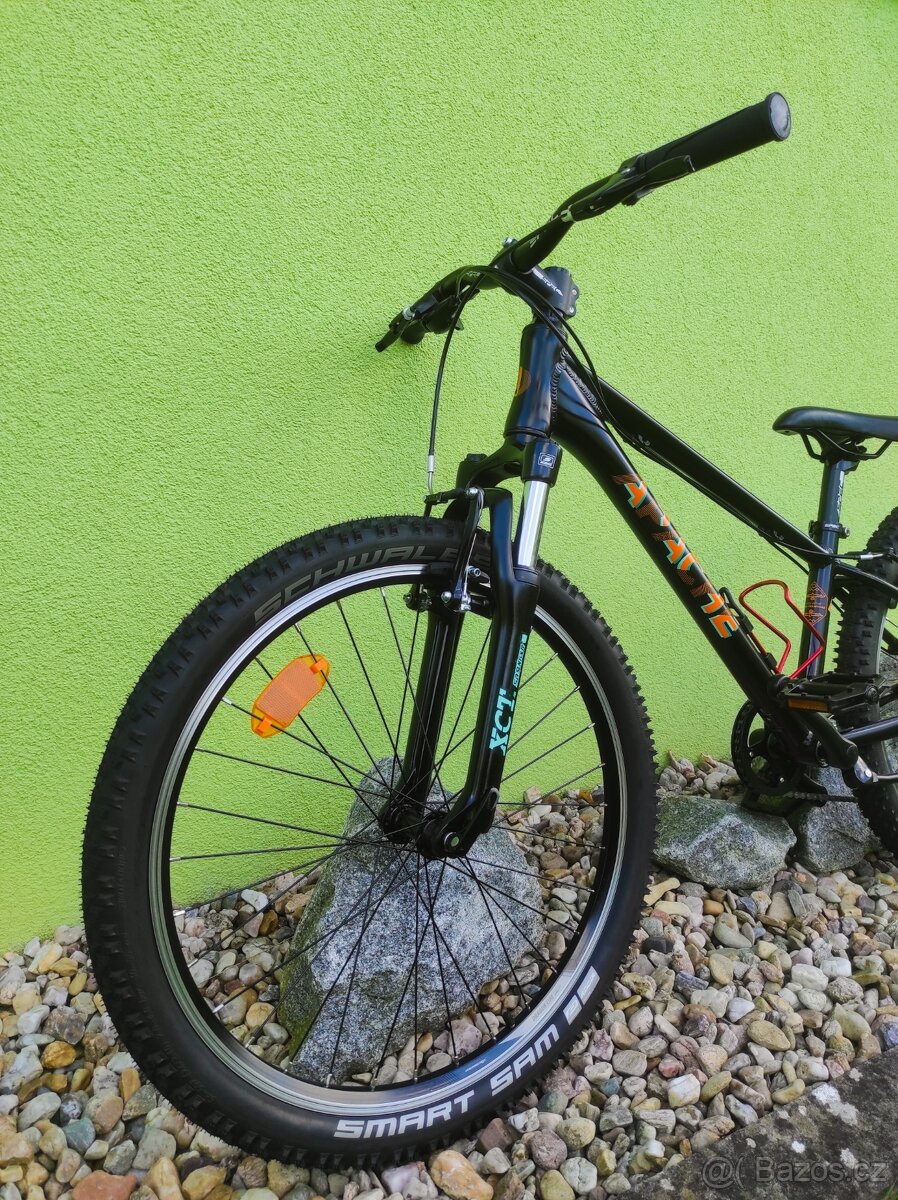 Značkové dětské kolo APACHE TAURI 24" (černá) - 9