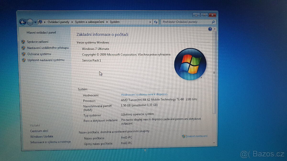Notebook HP Compaq NX6325 (vypíná se) - 9