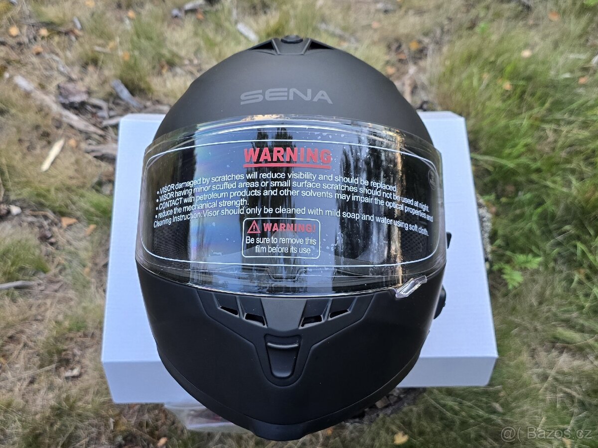 Moto integrální helma Sena s intercomem Nová - 9