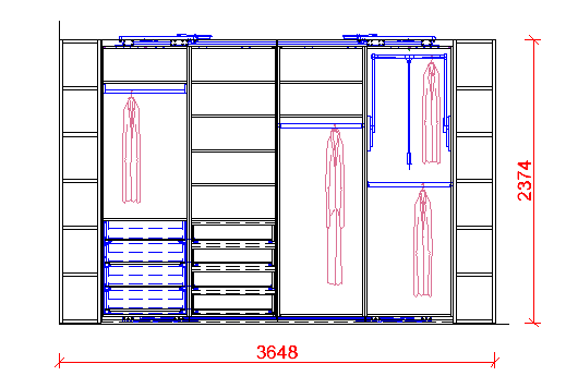 Ložnicová sestava vč. dvoulůžka a skříně - 9