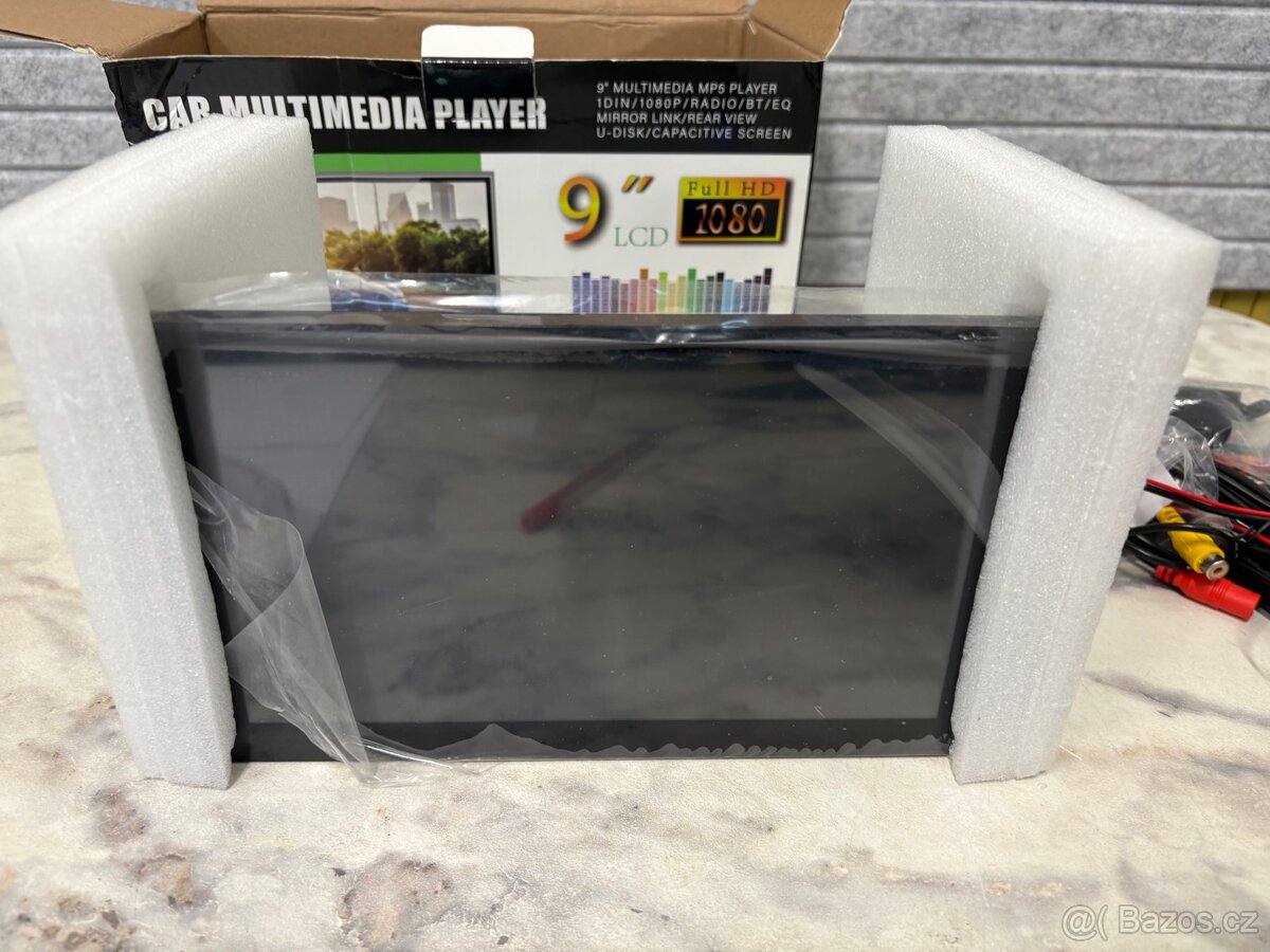 9” autorádio – Car Multimedia Player, Bluetooth, Mirror Link - 9