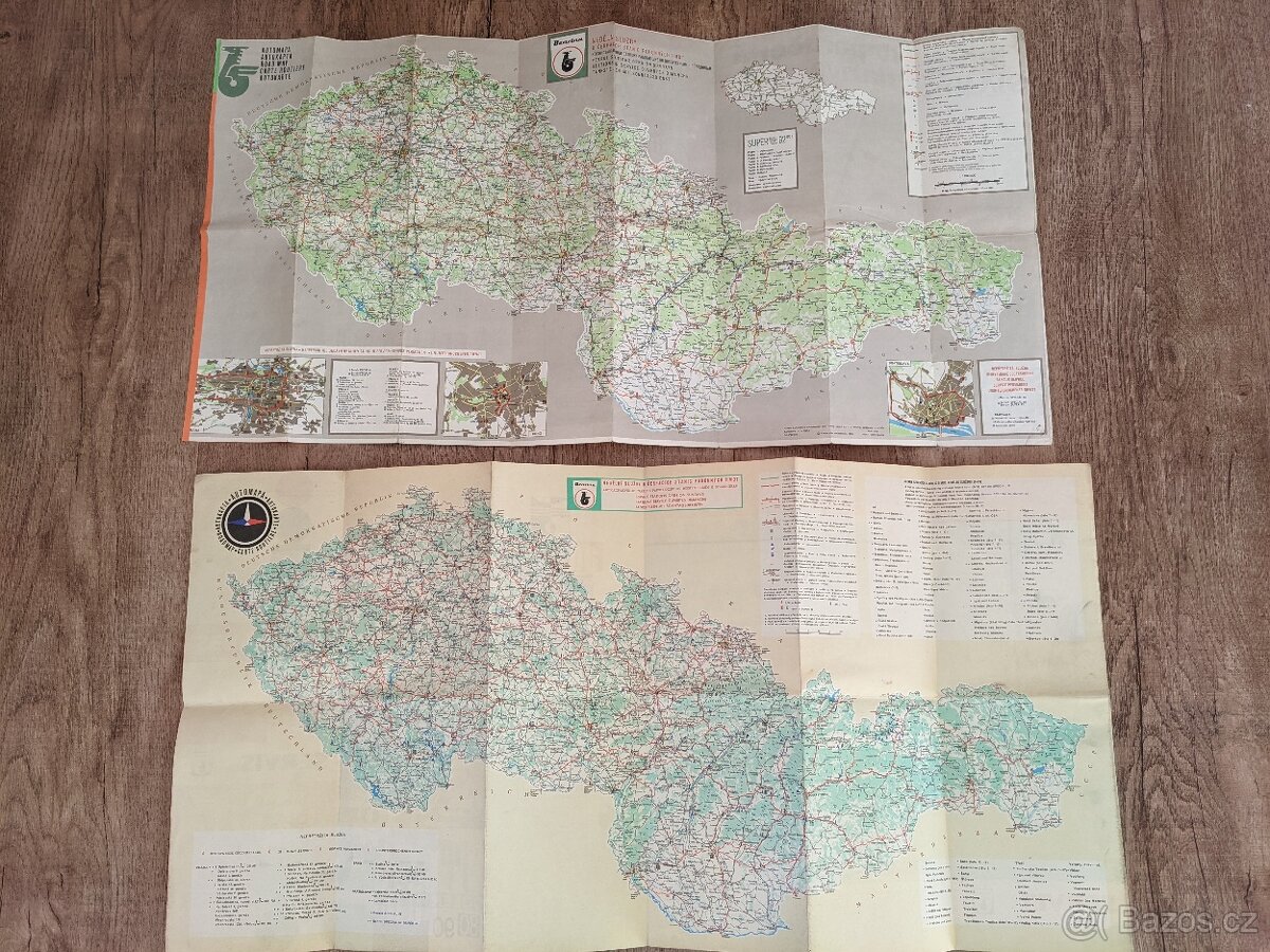 Staré letáky, mapy a doplňky do veteránů - 9