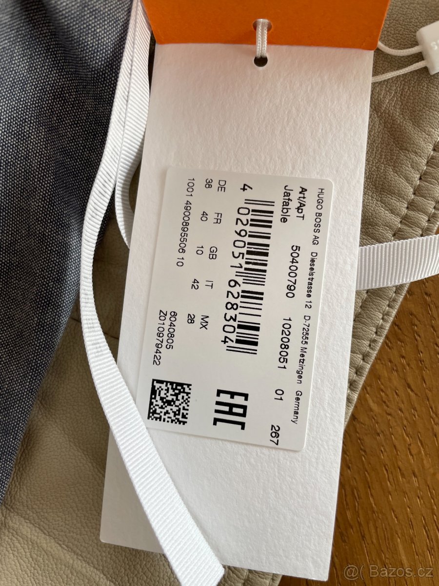 Dánská kožená bunda nová Hugo Boss - 9