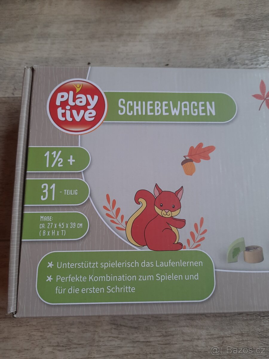 Dřevěný posuvný vozík - 9