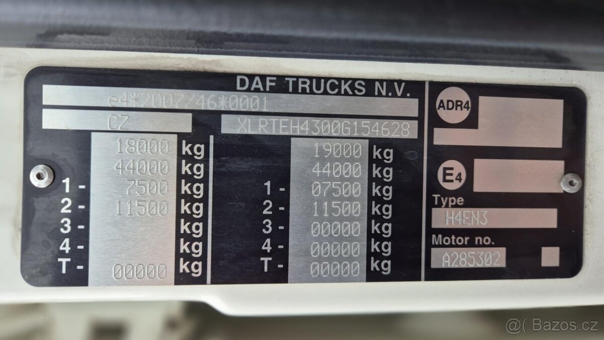 DAF XF 460 FT LOW DECK SSC EURO 6 - 9