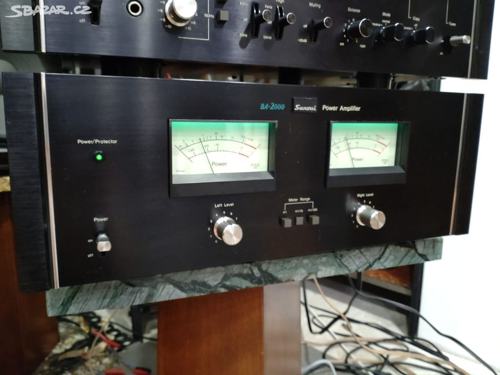 zesilovač a předzesilovač Sansui BA 2000/ CA 2000 - 9
