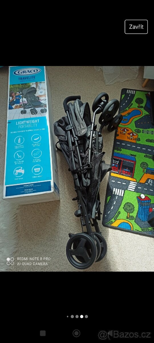 Golfky Graco TravelLite Black/Grey - 9