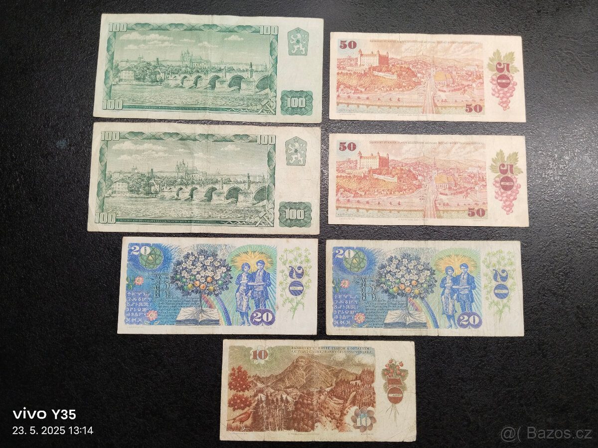 Bankovky Československo 1961 - 1988 - 9