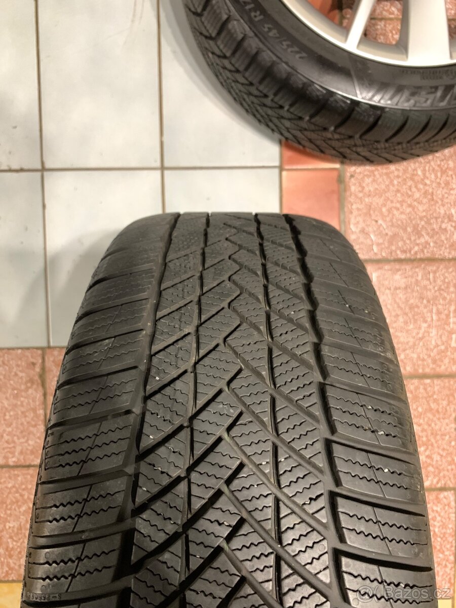 Alu kola Škoda R17 5X112 NOVÉ ZIMNÍ PNEU 225/45 R17 TRIUS - 9