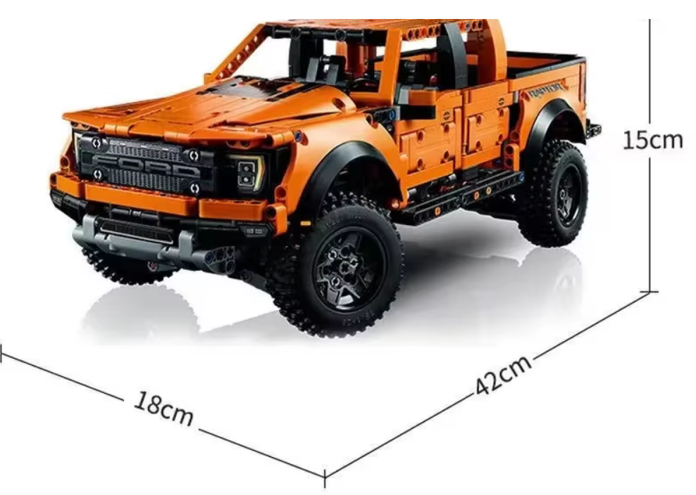 STAVEBNICE Technic 42126 Ford F-150 Raptor NÁHRADA - 9