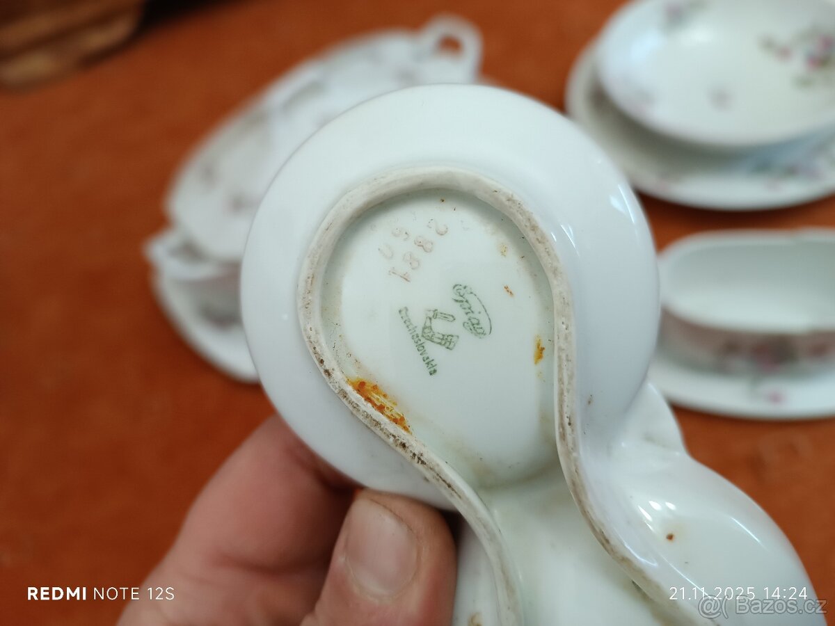 Karlovarský porcelán Epiag polévková mísa omáčník - 9