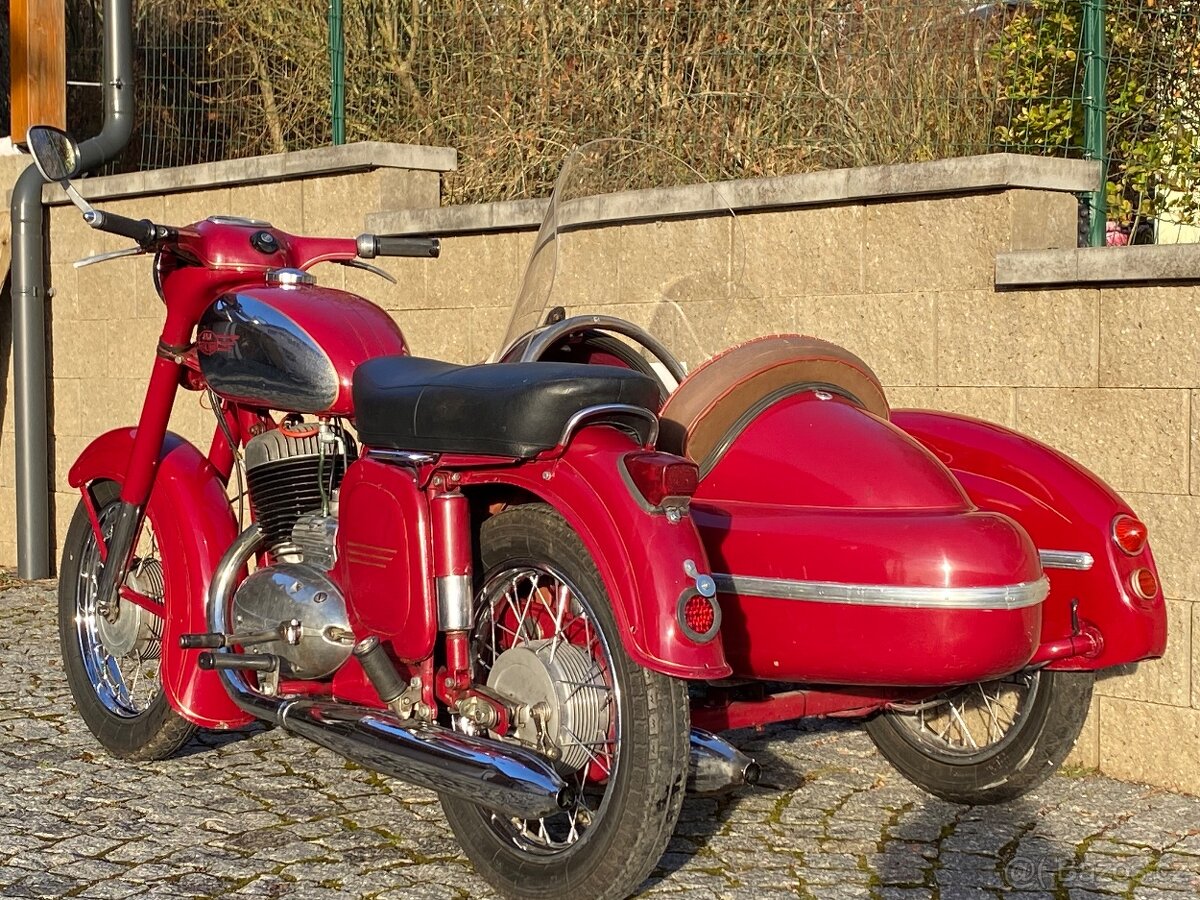 Jawa 250 velorex , sidecar - 9