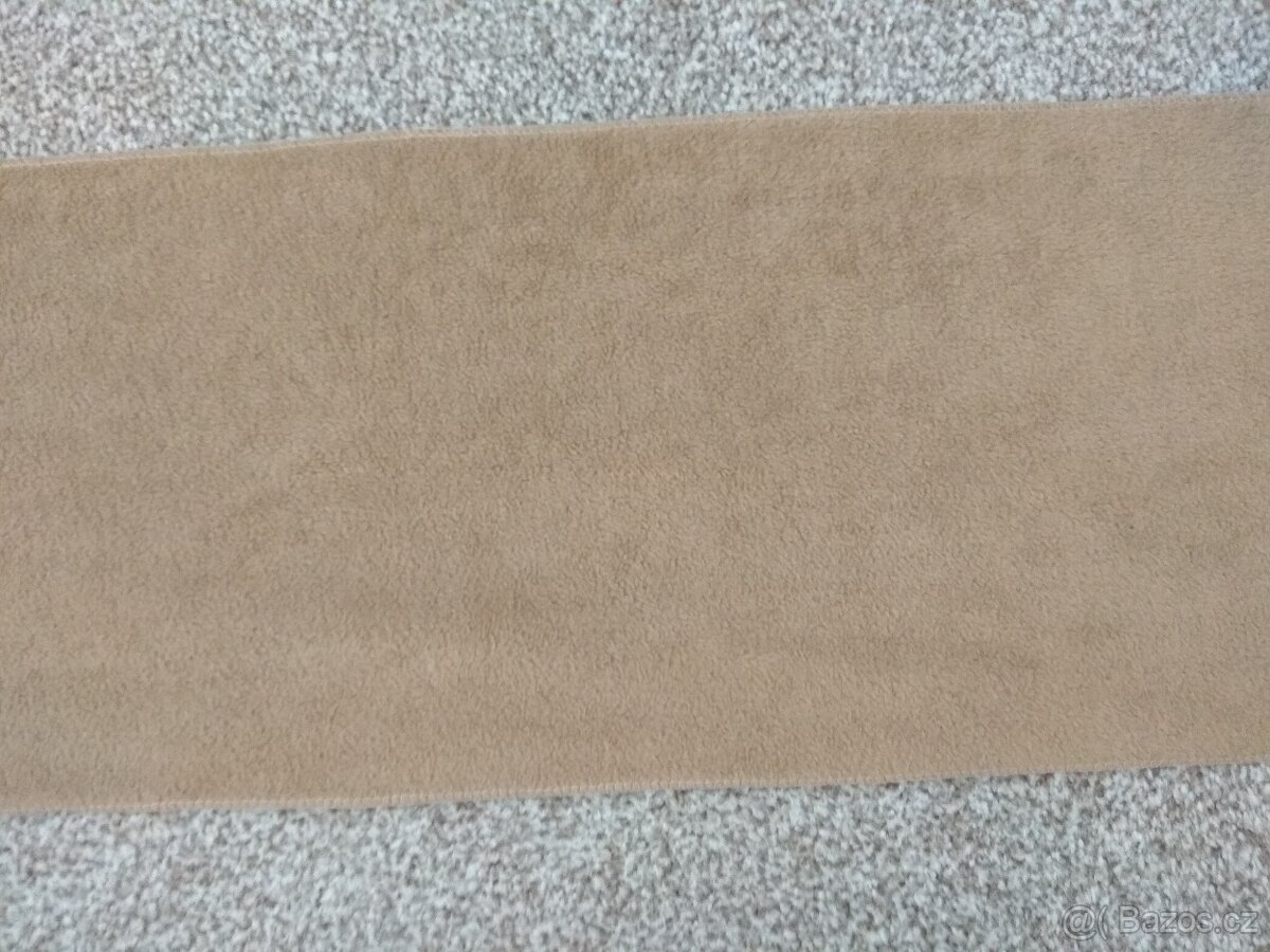 Nová unisex zimní šála - příjemný materiál, béžová, 150 cm - 9