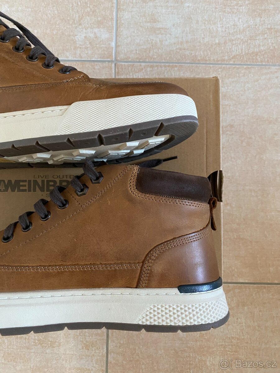 Nové pánské kožené podz./zimní boty Weinbrenner - č. 44 - 9