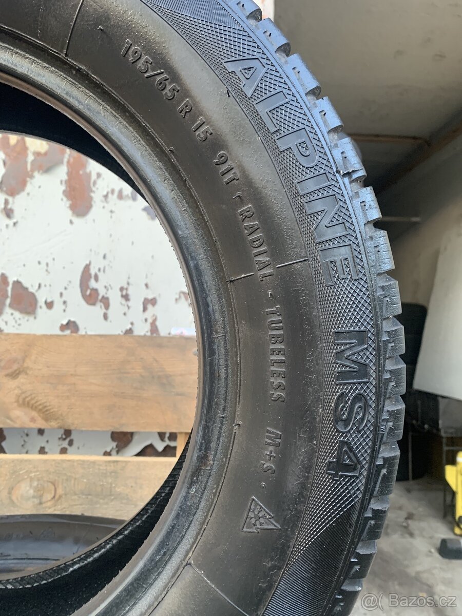 4ks 195/65/15 PneuMan/2017/91T/zimní pneu 6.3m - 9
