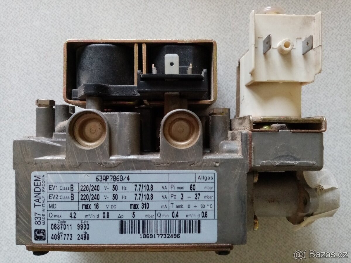 Plynová armatura WHITE-RODGERS, SIT - 9