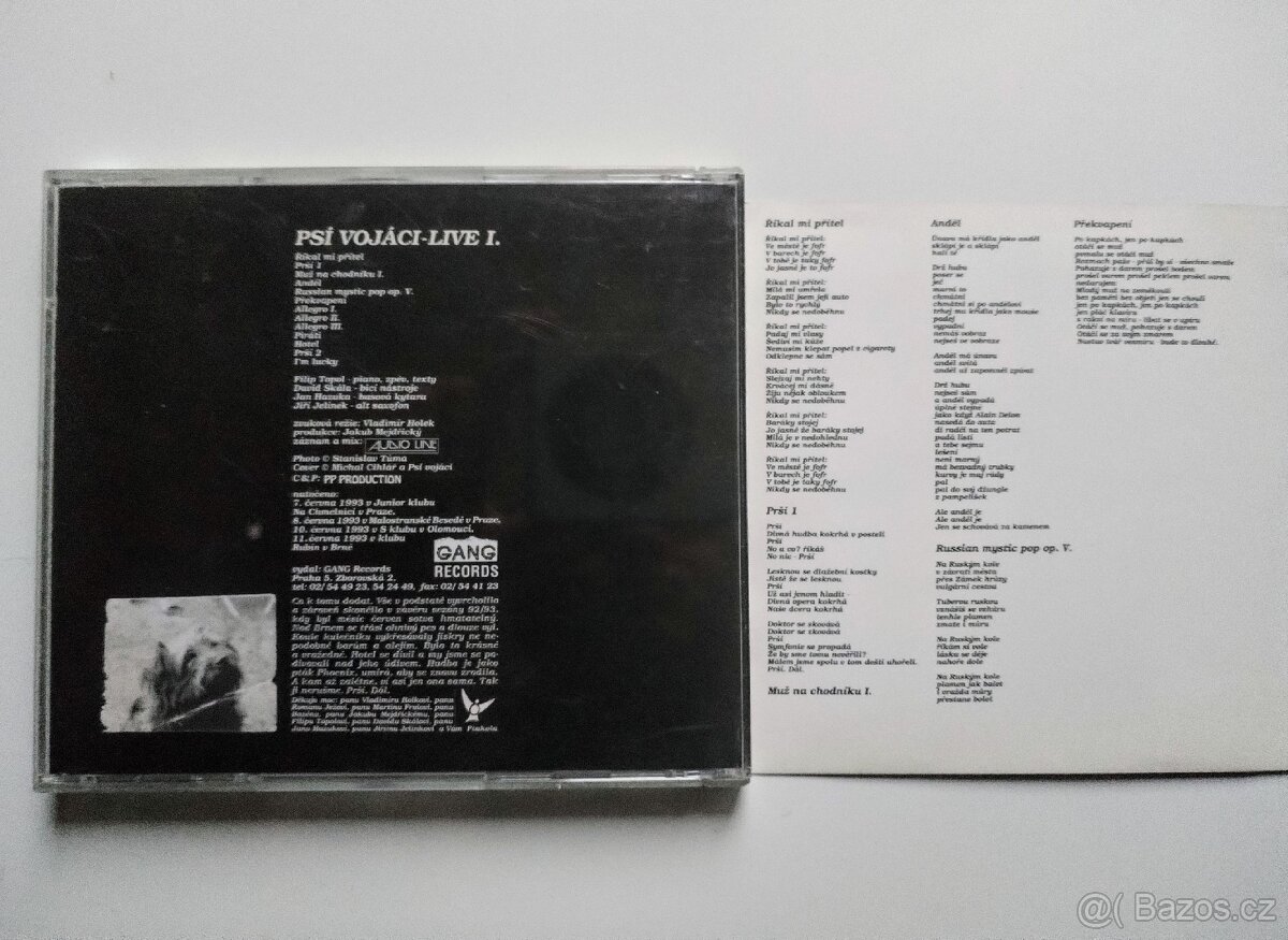 RARITNÍ 1. press za super cenu live1 1993 & lyrika1995 - 9
