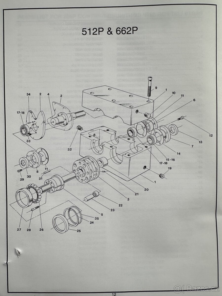Čerpadlo a indexový převod CAMCO - 9