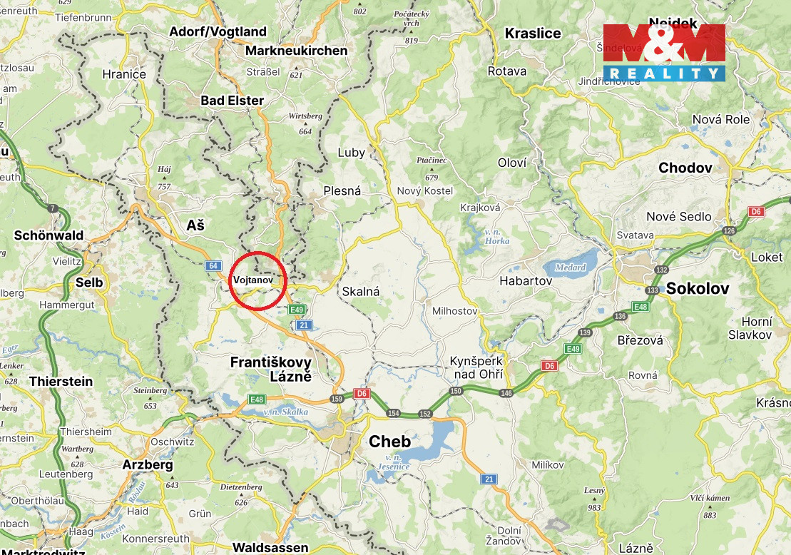 Prodej pozemku k bydlení, 985 m², Vojtanov - 9