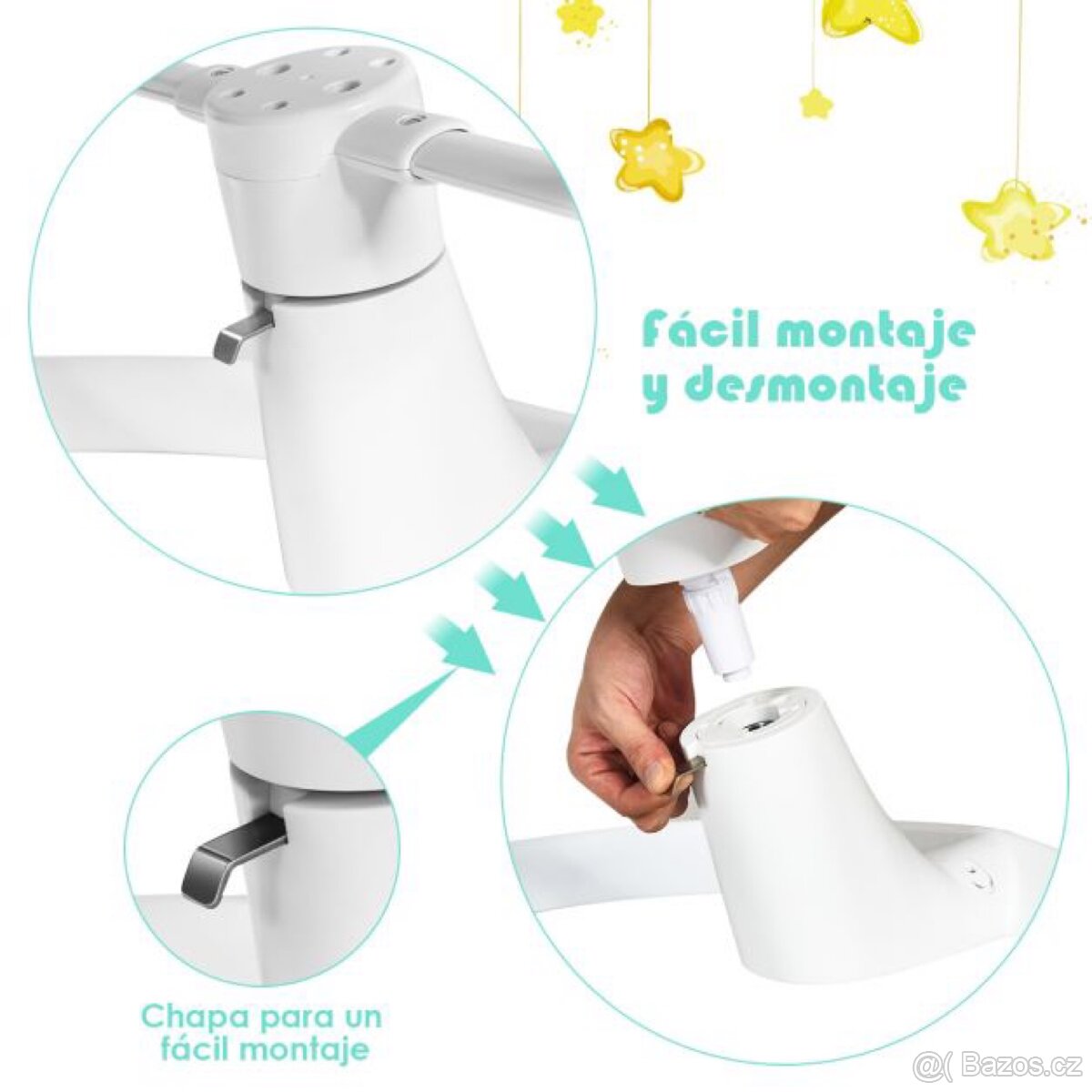 Dětské elektrické houpatko - NOVÉ - 9