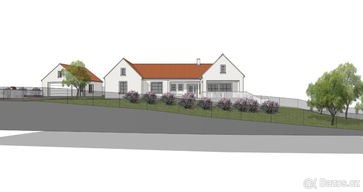 Stavební pozemek Zlín Tečovice 1364 m2 i pro dvojdům - 9