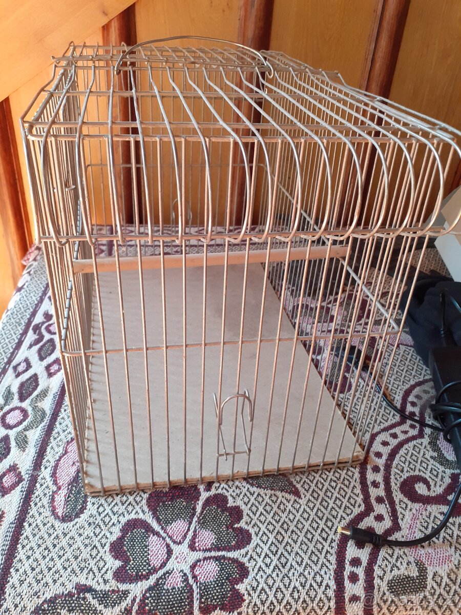 Velká voliera pro papoušky, malá klec - 9