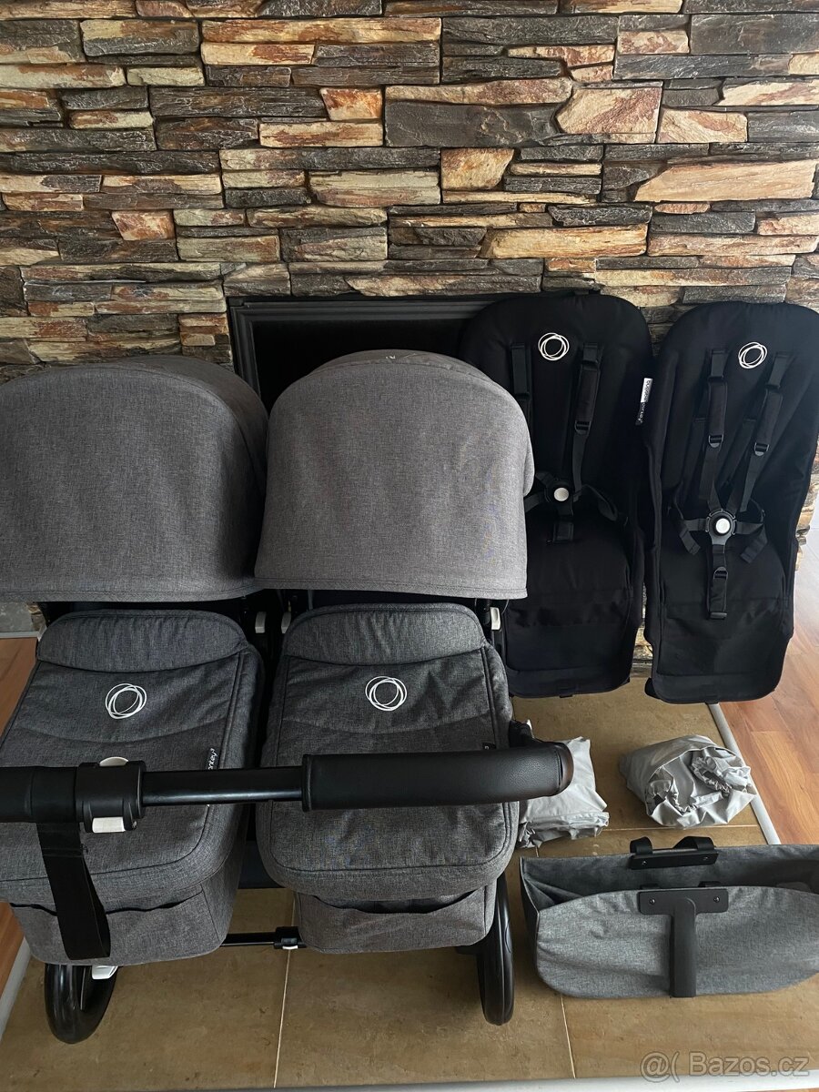 🩶🤍 Bugaboo Donkey 3 TWIN grey melange 🩶🤍 - 9