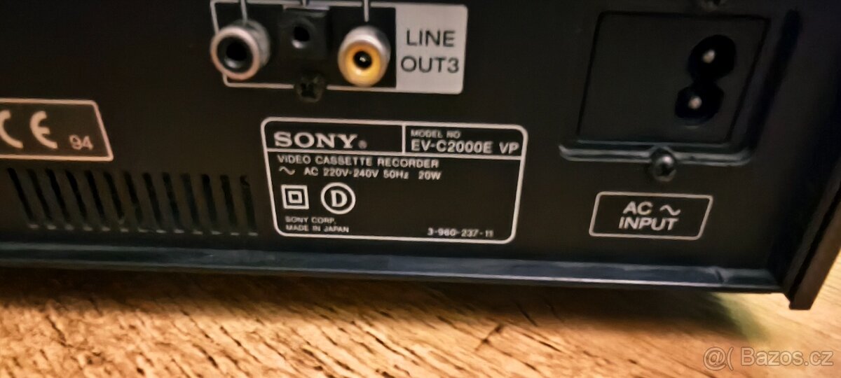 Videorekordér HI8 SONY ev-c2000e,čti popis - 9