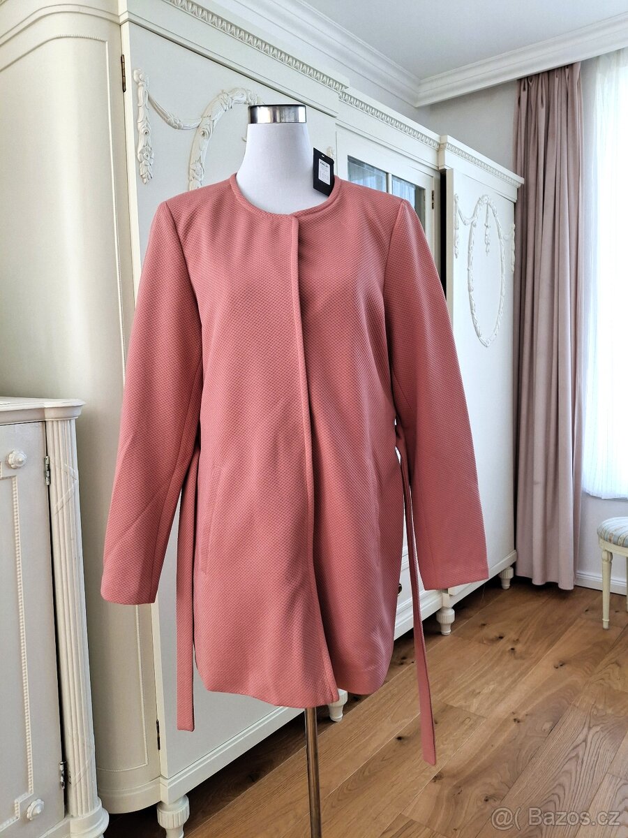 PC 1500 Kč Nový starorůžový kabátek Vero Moda L na druky - 9