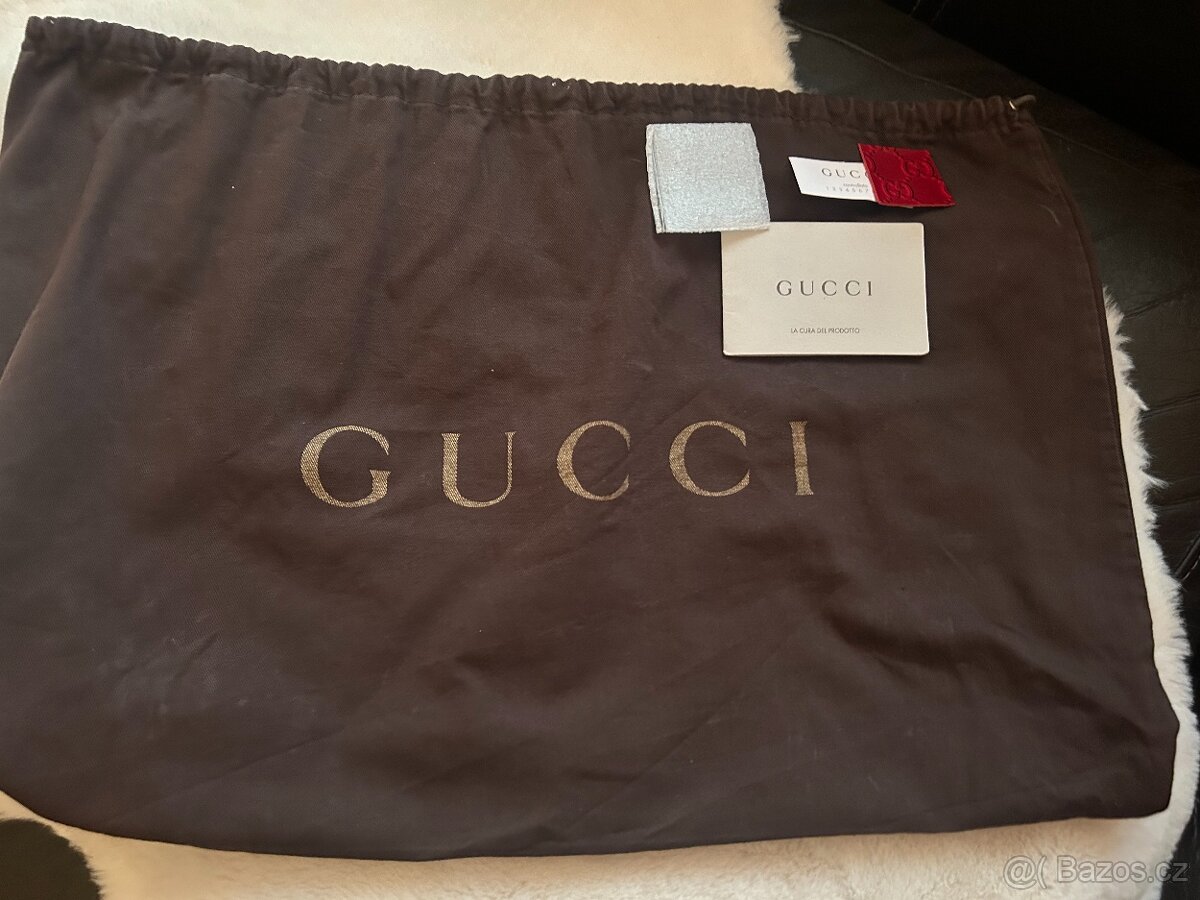 Kabelka Red Gucci Guccissima Mayfair Tote Bag - 9