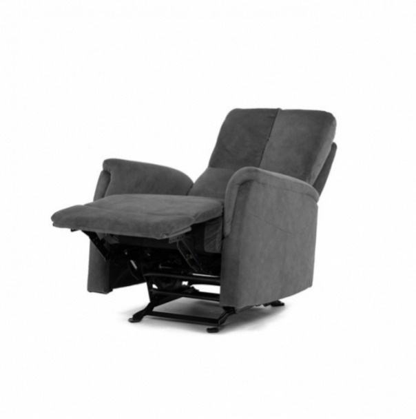 Šedé polohovací křeslo TV-S8449 GREY2 pro pohodlné kojení - 9