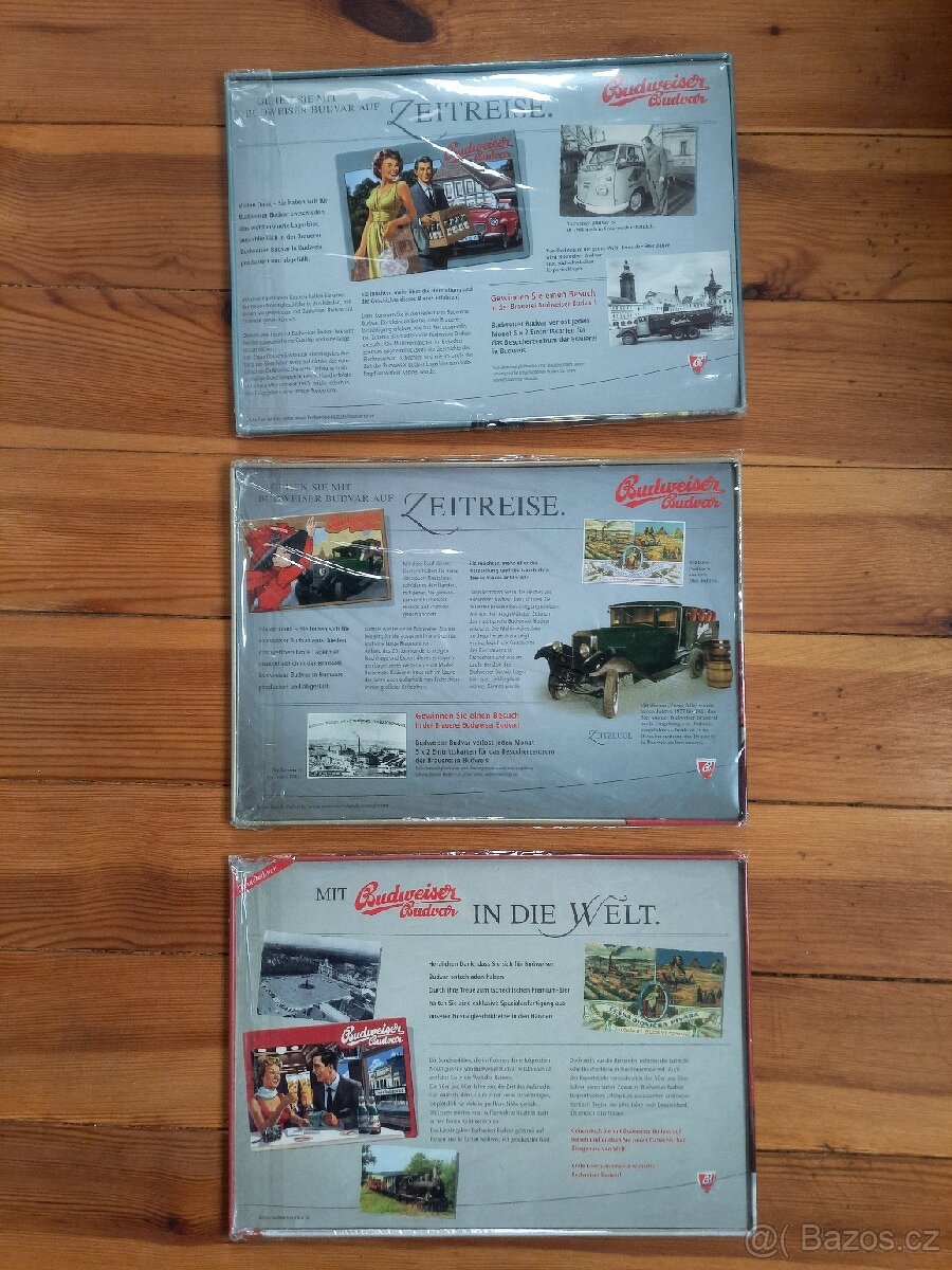 Retro plechové cedule Budvar - 9