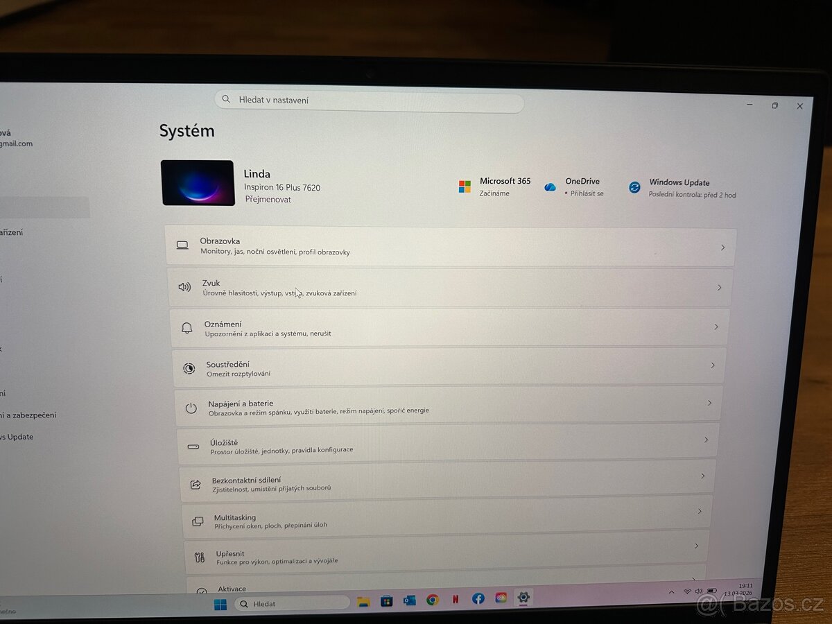 Dell Inspiron 16 Plus 7620, Intel Core i7, NVIDIA - 9