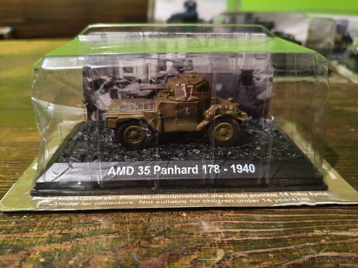 Modely tanků a vojenské techniky 1/72 blistr - 9