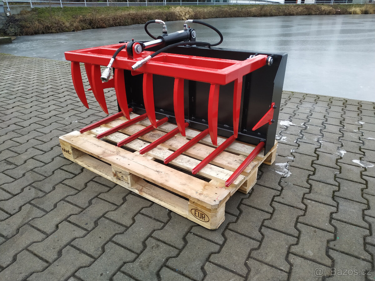 Vidle na balíky (hnůj) na smykový nakladač Bobcat - 9