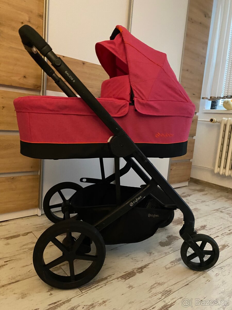 Cybex dvojkombinace + adaptery na autosedačku - 9