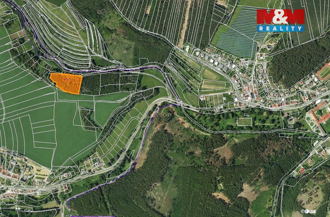 Prodej lesa, 9123 m², Malá Roudka-Skočova Lhota - 9