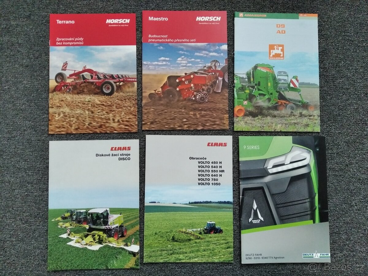 Prospekty zemědělské techniky a traktorů - 9