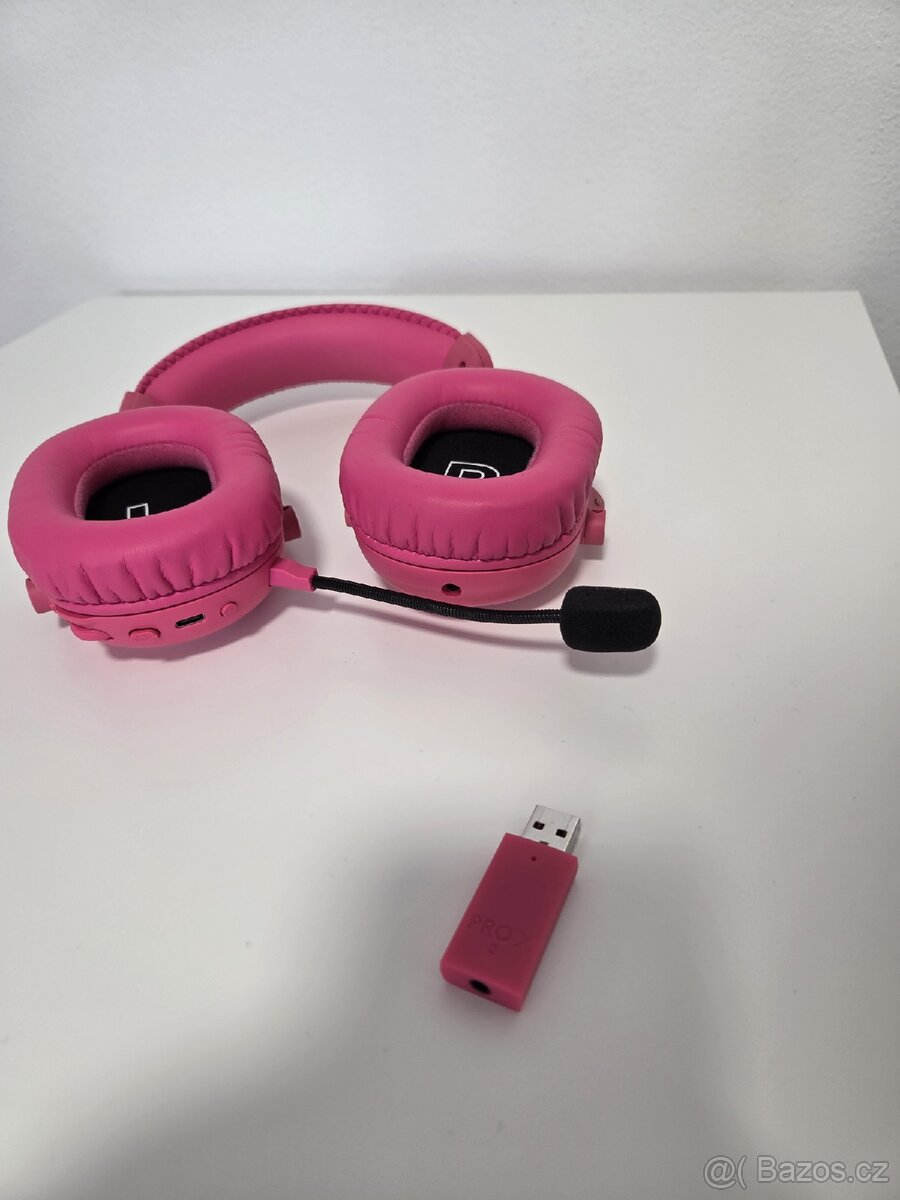 Logitech Pro X 2 Lightspeed- sluchátka růžová - 9