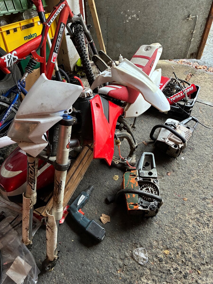 Pitbike Kayo TT140 + rám a díly - 9