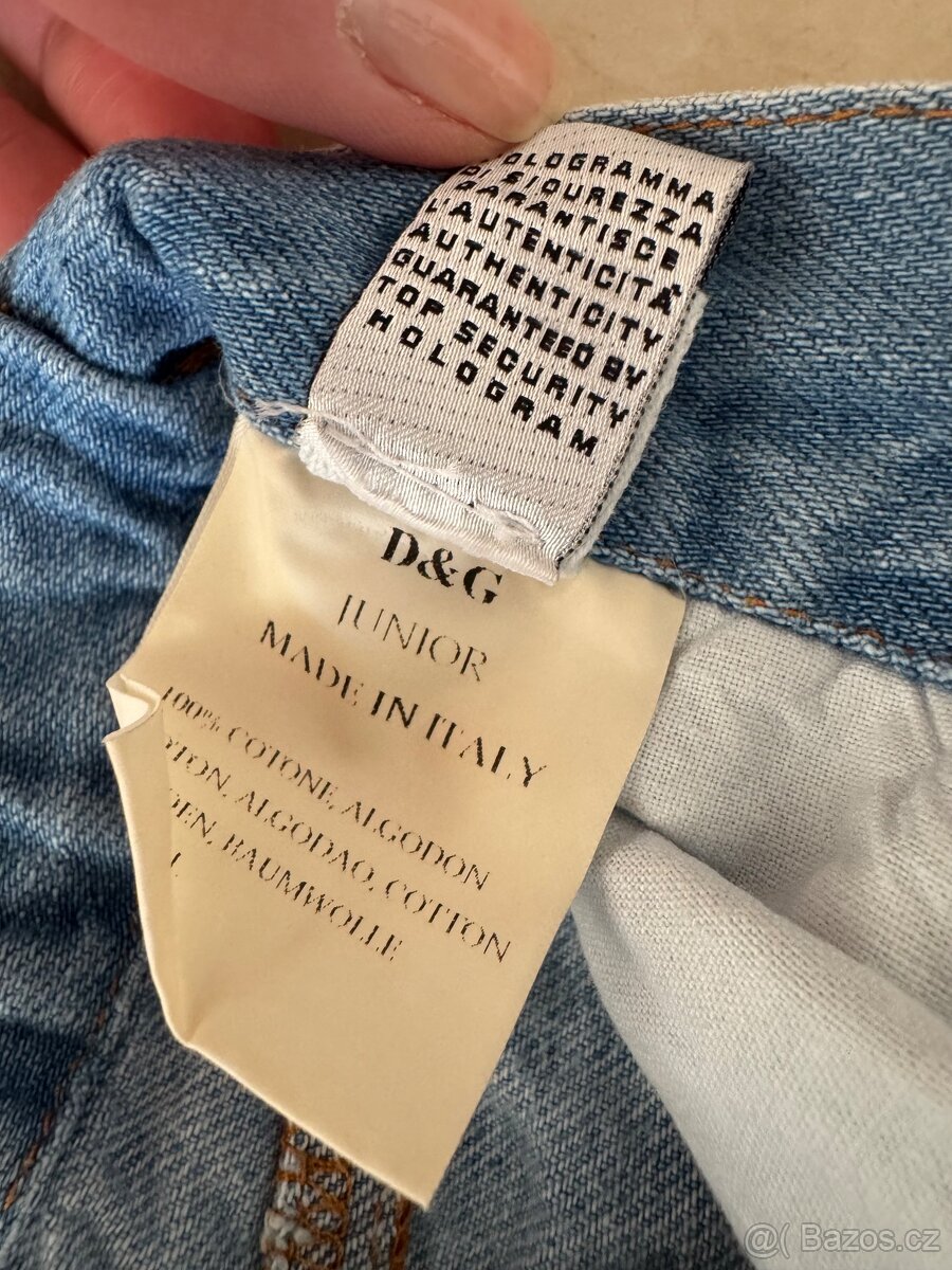 Dětské džínové kraťasy Dolce&Gabbana Junior - 9