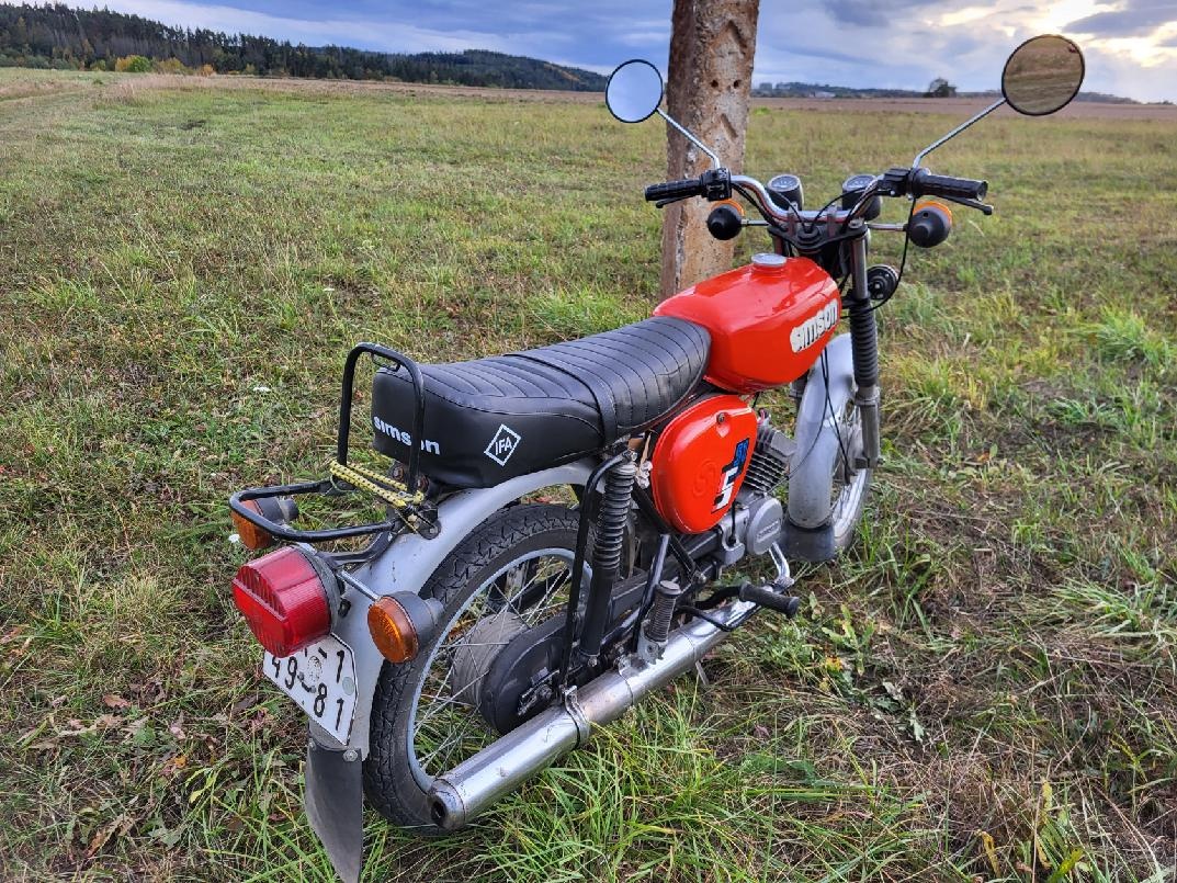 SIMSON S51 Elektronik .rv.1990, provoz 11.5.1990 - 9