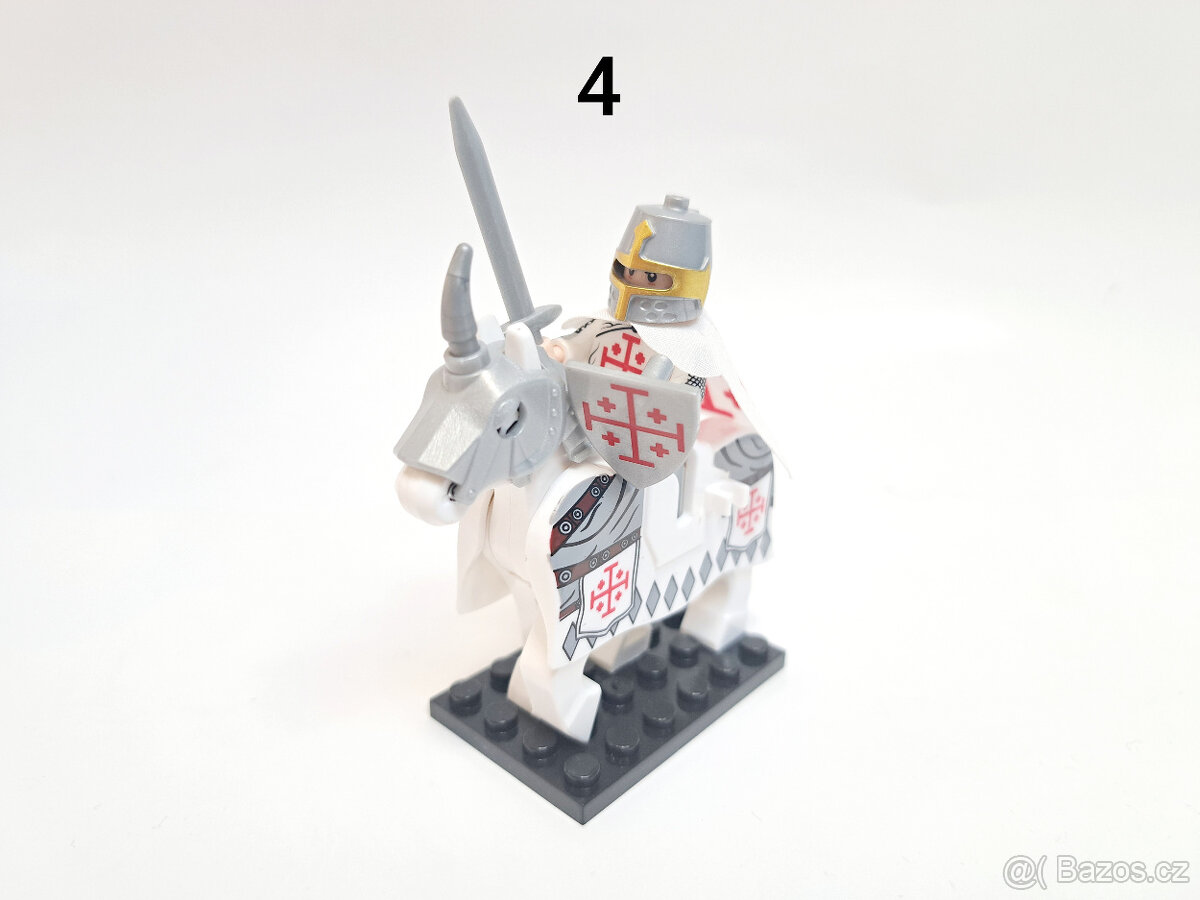 Minifigurky rytíři (1), typ Lego - 9